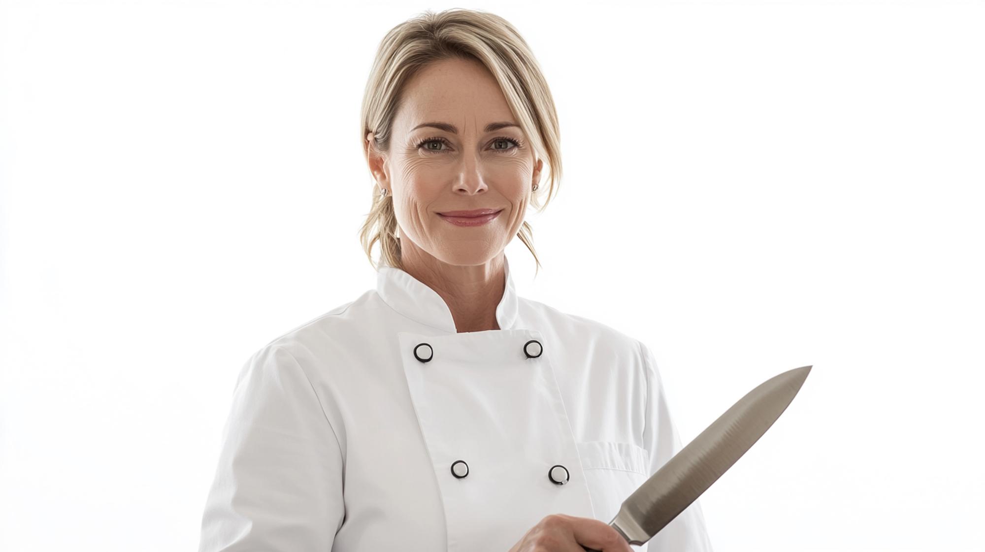 Instructor speaking in a culinary studio